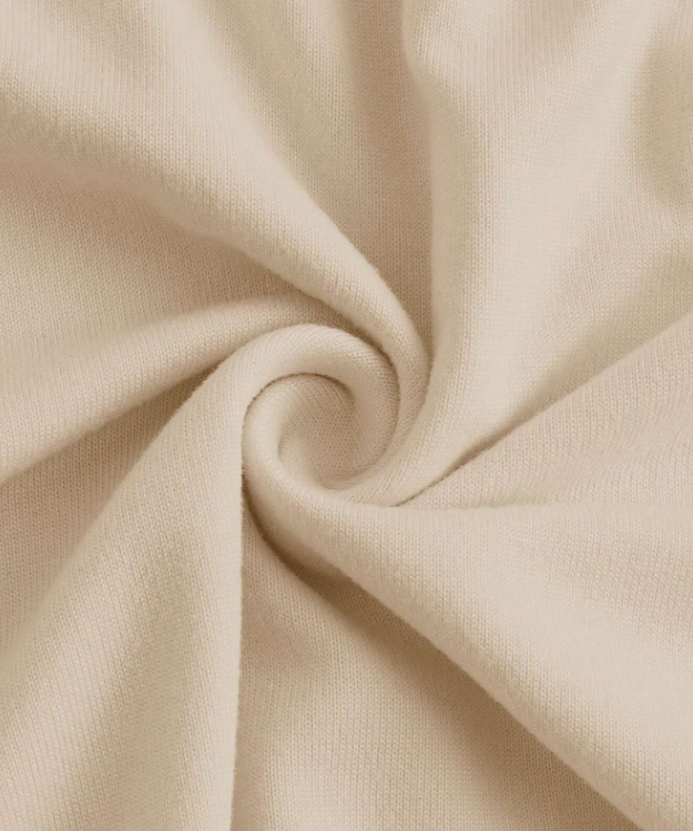 Boat Neck Bell Sleeve Side Ruched t-shirt (beige)