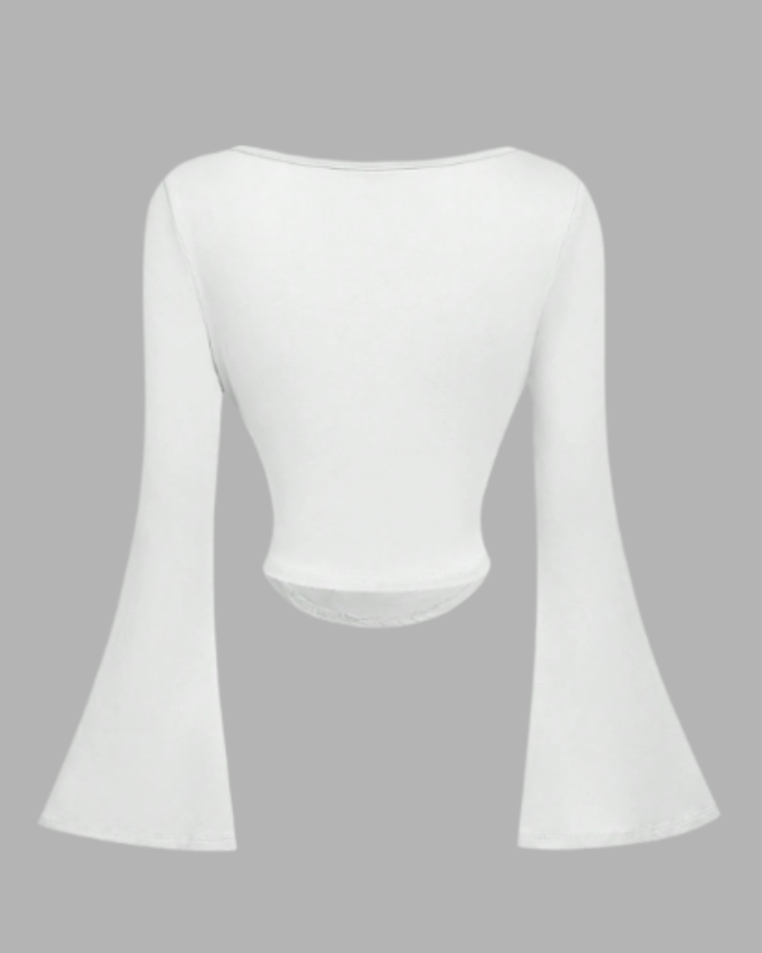 Boat Neck Bell Sleeve Side Ruched t-shirt