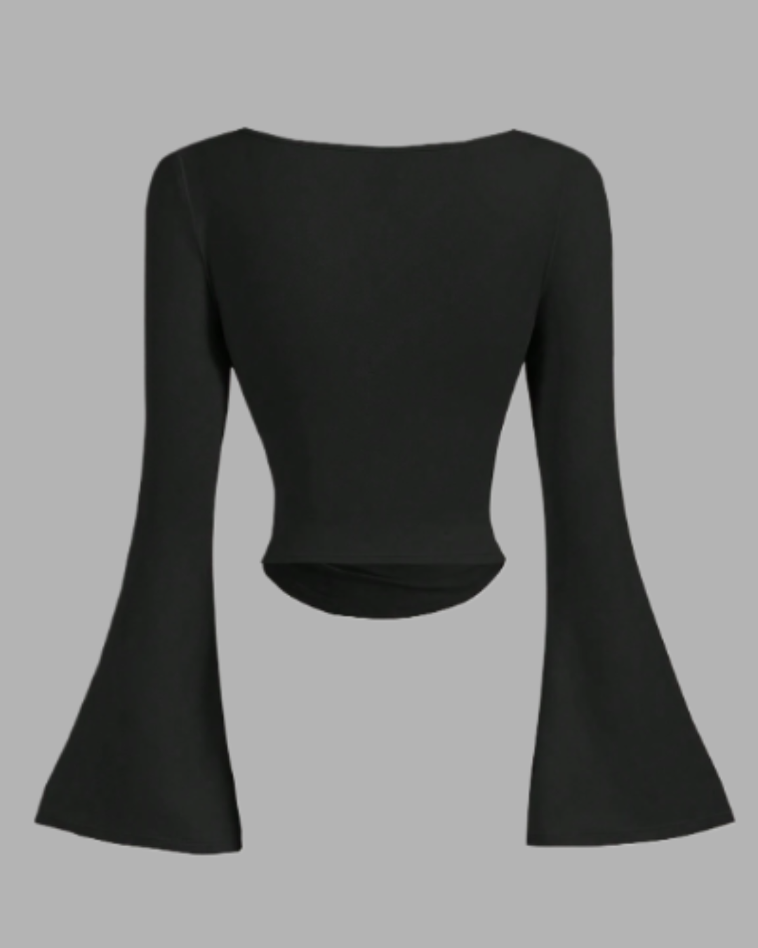 Boat Neck Bell Sleeve Side Ruched t-shirt