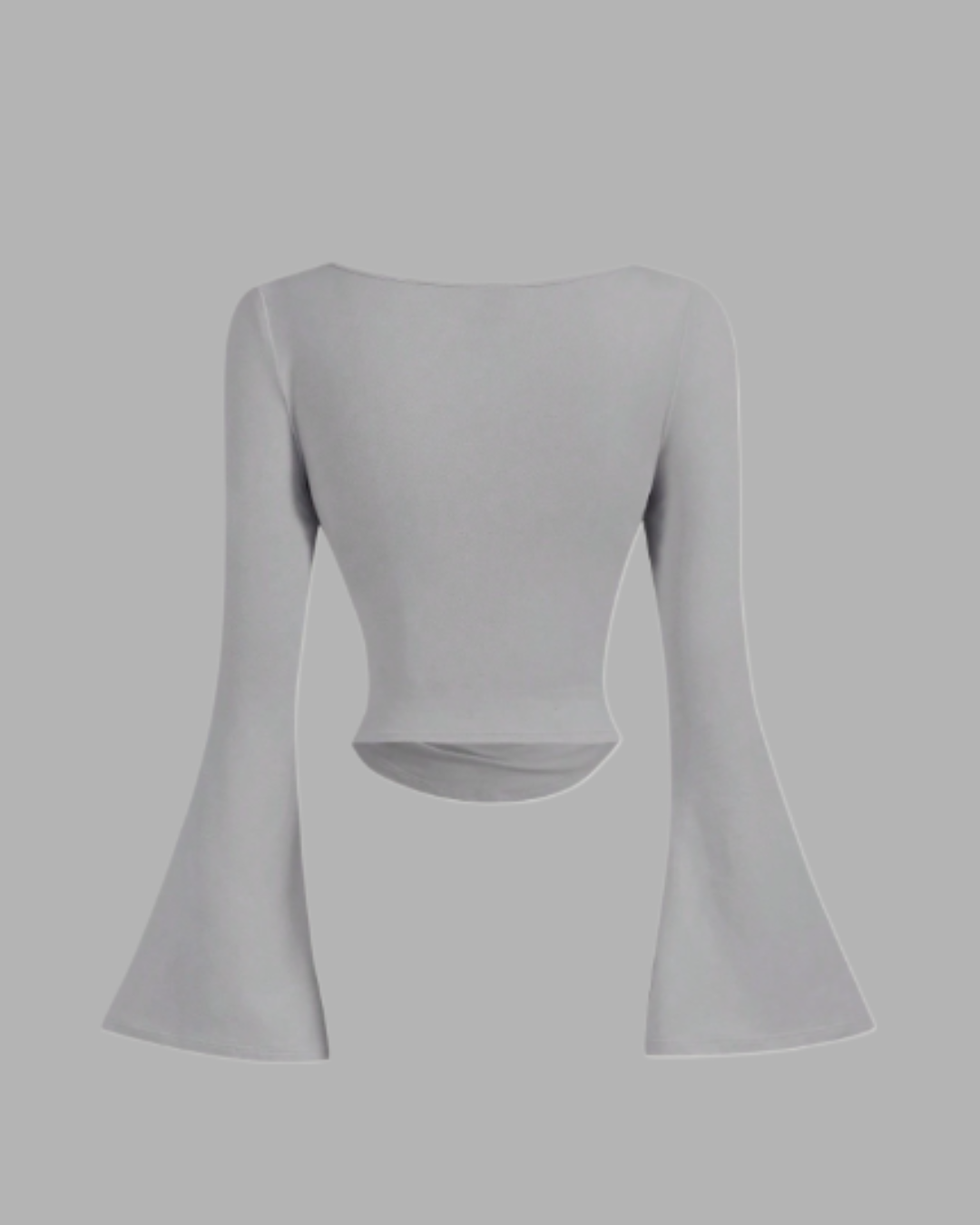 Boat Neck Bell Sleeve Side Ruched t-shirt