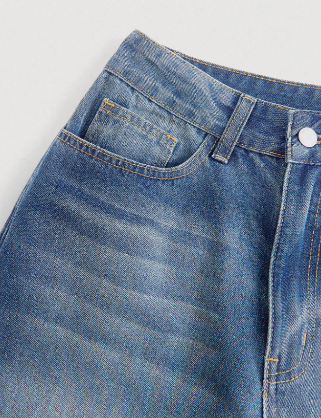 Loose Blue Denim jeans (blue)