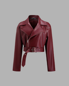 Encore Red Leather Jacket.
